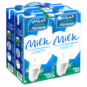 المراعي حليب كامل الدسم 1 لتر 4 حبات product thumbnail 3