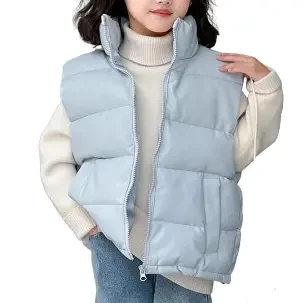 سترة مبطنة بلا أكمام للفتيات product thumbnail 2