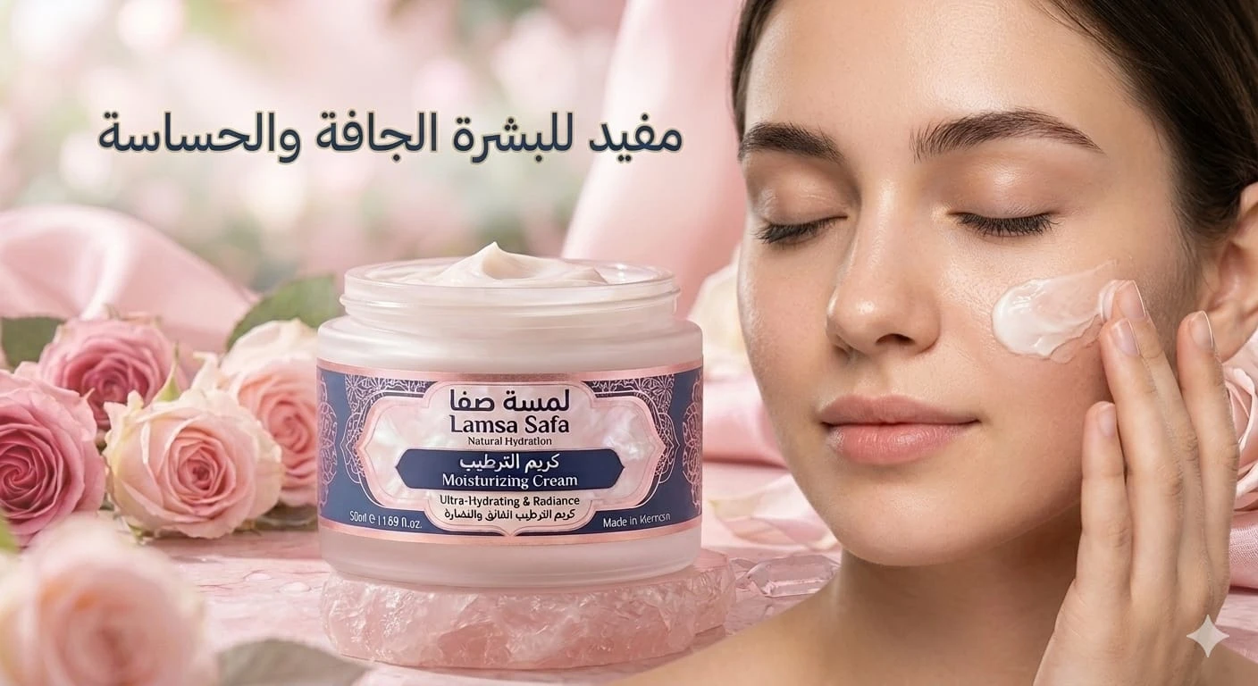 كريم لامسات صفا المرطب بالورد وحمض الهيالورونيك product thumbnail 2