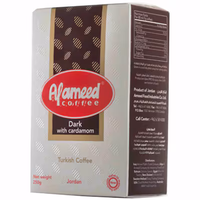 بن العميد قهوة داكنة مع الهيل 250 غرام product thumbnail 2