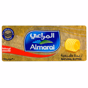 المراعي زبدة غير مملحة 200 غرام product thumbnail 3