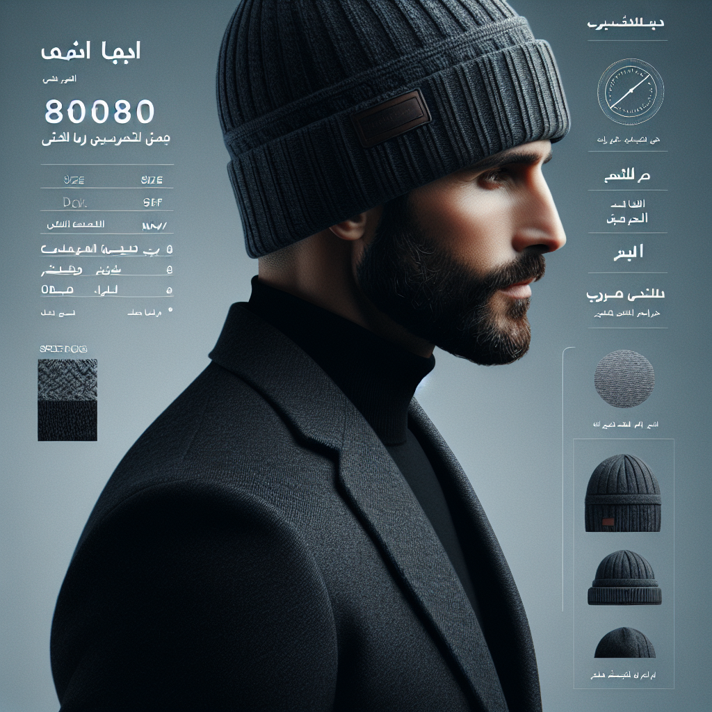 قبعة صوفية للرجال product thumbnail 2