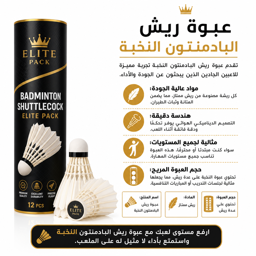 Badminton Shuttlecock Elite Pack
