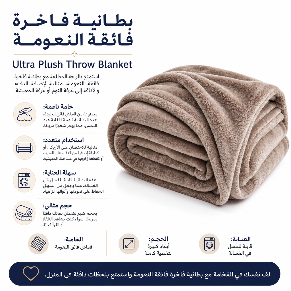 Ultra Plush Throw Blanket