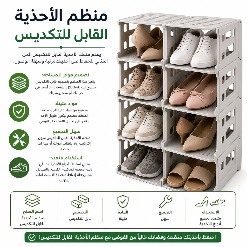 Stackable Shoe Organizer