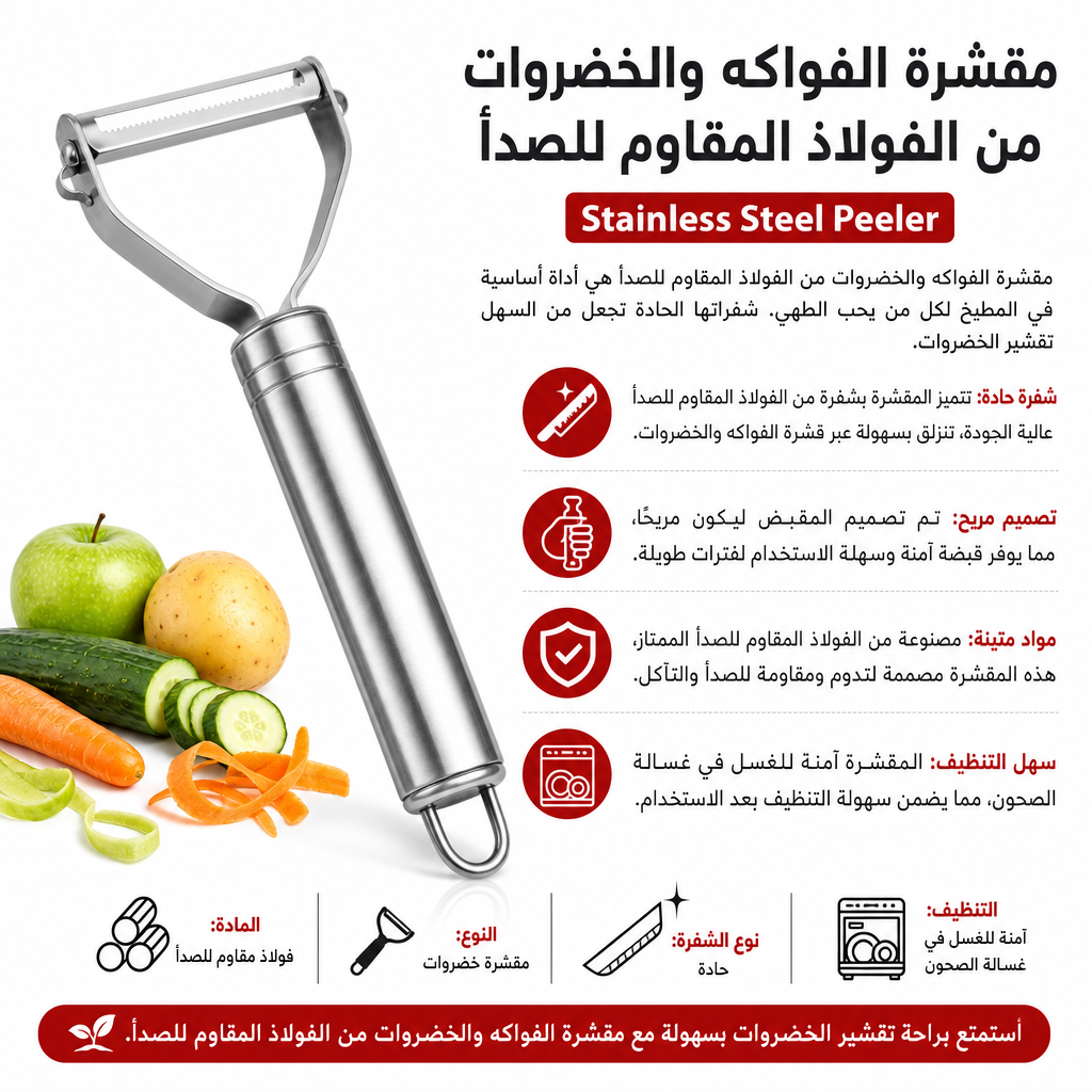 Stainless Steel Peeler