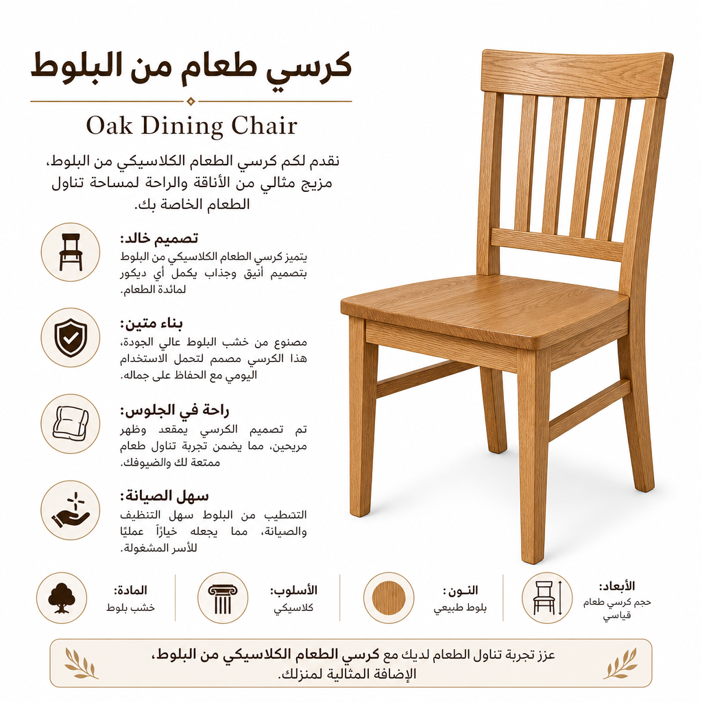 Oak Dining Chair