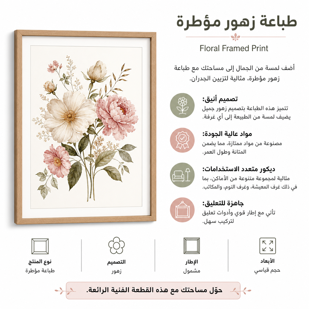 Floral Framed Print