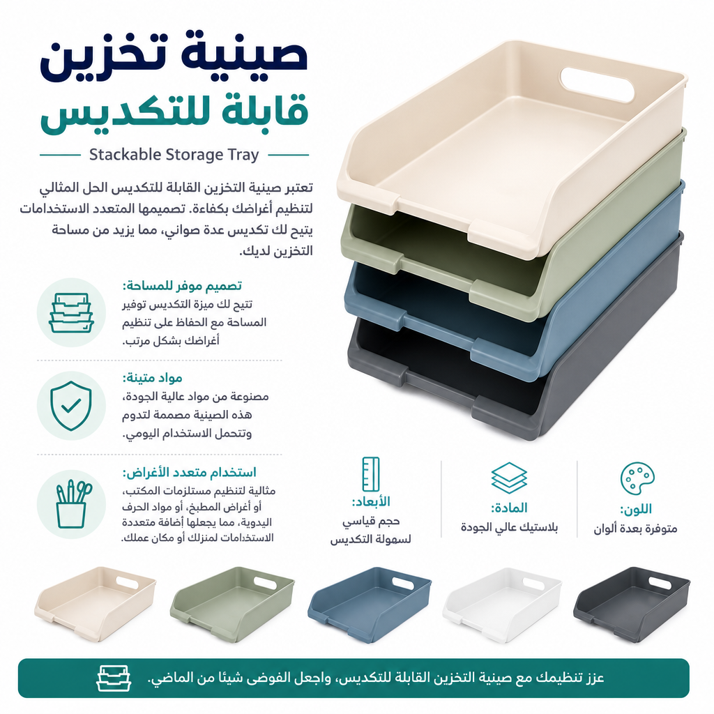 Stackable Storage Tray