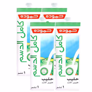 حموده حليب كامل الدسم 1 لتر 4 حبات product thumbnail 3