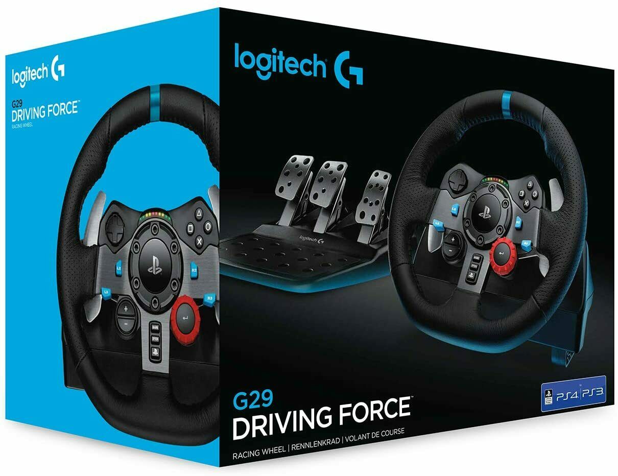 Logitech G29 Driving Force Racing Wheel and Pedals