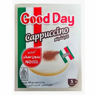 جود داي كابتشينو خالي من السكر 13غرام 5 حبات product thumbnail 3