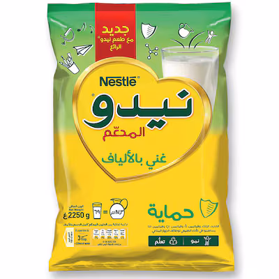 نستله نيدو حليب مجفف المدعم غني باللألياف 2250 غرام product thumbnail 3