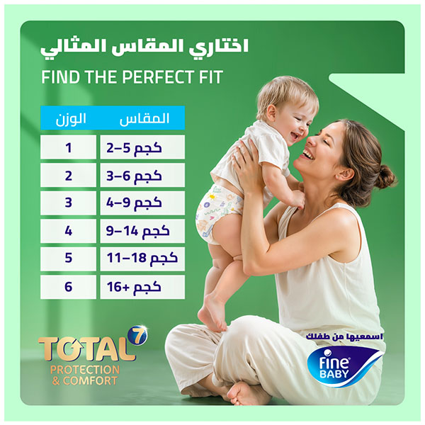 Fine Baby New Born Diapers, Size 1, Double Lock, 2-5Kg, 18 Diapers product thumbnail 2