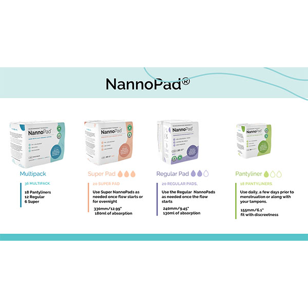 Nannopad Natural Incontinence Regular Pads 20pcs product thumbnail 2