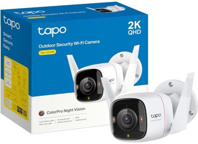 TP-Link Tapo ColorPro C325WB 2K QHD Security Camera Outdoor Wireless Daylight Clarity at Night Person/Pet/Vehicle Detection Cloud/SD Card Storage, Local/Cloud Storage | 127° FOV | Built-in Siren product thumbnail 2