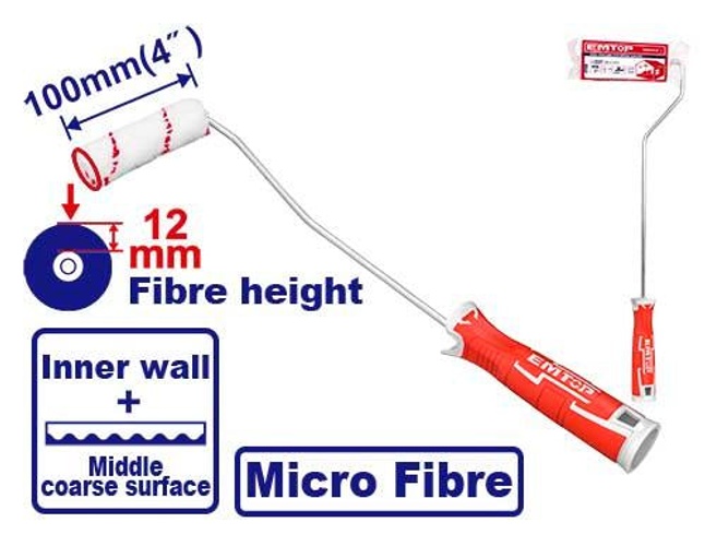 EMTOP ECBH061001 Mini Cylinder Brush
