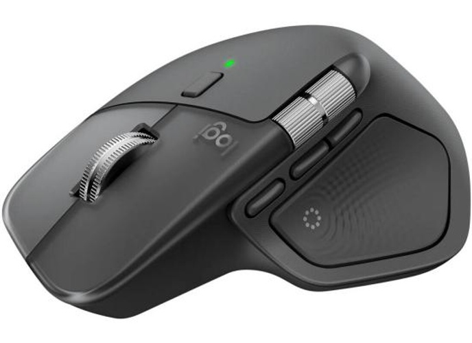 Logitech MX Master 4, Ergonomic Wireless Mouse with Advanced Performance Haptic Feedback, Ultra-Fast Scrolling, USB-C Charging, Bluetooth, Windows, MacOS - Graphite product thumbnail 2