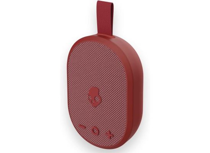 Skullcandy Ounce Wireless Bluetooth Speaker - IPX7 Waterproof Mini Portable Speaker with 16 Hour Battery, Downward Firing Passive Radiator, and Ballistic Nylon Carry Strap - Red product thumbnail 2