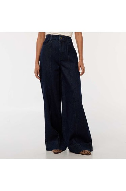 Wide Leg 5-Pocket Jeans BLUE product thumbnail 2