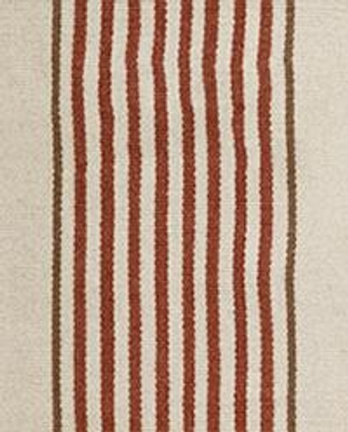 STRIPED COTTON AND JUTE RUG