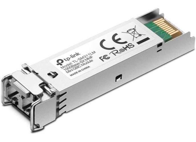 TP-LINK TL-SM311LM Gigabit SFP Module, 1000Base-SX Multi-Mode Fiber Mini GBIC Module, Plug and Play, LC/UPC Interface, Up to 550/220m Distance product thumbnail 2