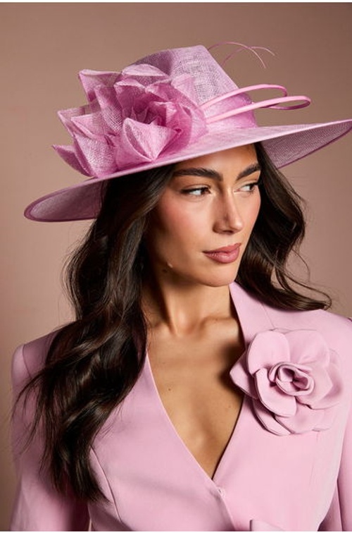 Lisa Tan Origami Flower Fedora Hat product thumbnail 2