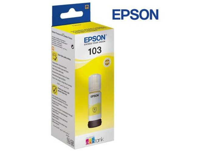 Genuine Epson 103 EcoTank Ink Bottle 65 ml - Yellow product thumbnail 2