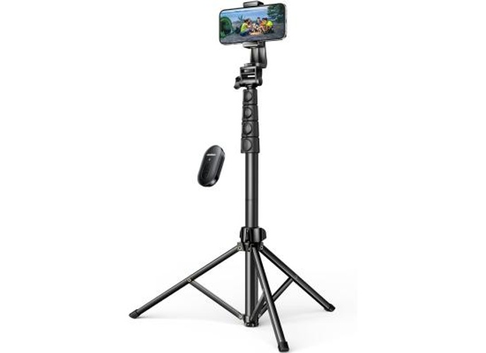 UGREEN Tripod Stand Filming 70”/1.8m Tall Selfie Stick Bluetooth Remote Foldable Phone Travel Mount 360° Rotating Holder Compatible with iPhone 17 Pro Max Air 16,Galaxy S25 S24 Ultra,Camera product thumbnail 2