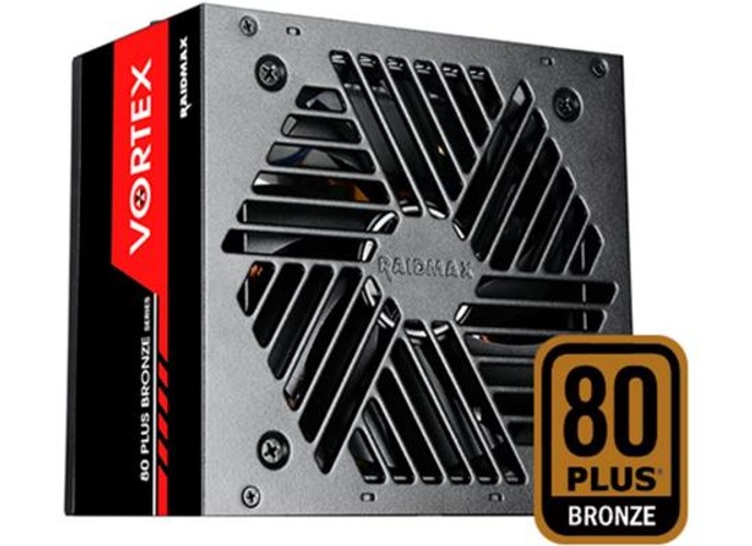 Raidmax Vortex 700w 80+ Bronze ATX Continuous Power with 120mm Quiet Fan Active PFC Power Supply , Black product thumbnail 2