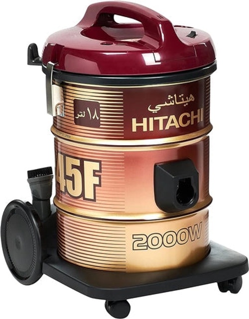 مكنسة هيتاشي برميلية 18 لتر 2000 واط مع مؤشر غبار وخاصية المنفاخ - أحمر(CV-945FWR) product thumbnail 2