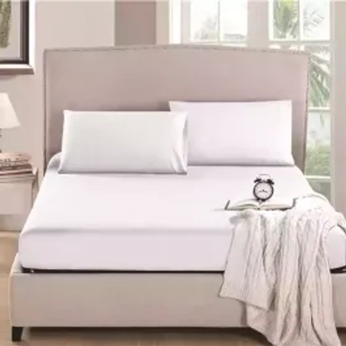 Nova Home "MicroBasic" Fitted Sheet Set - White product thumbnail 2