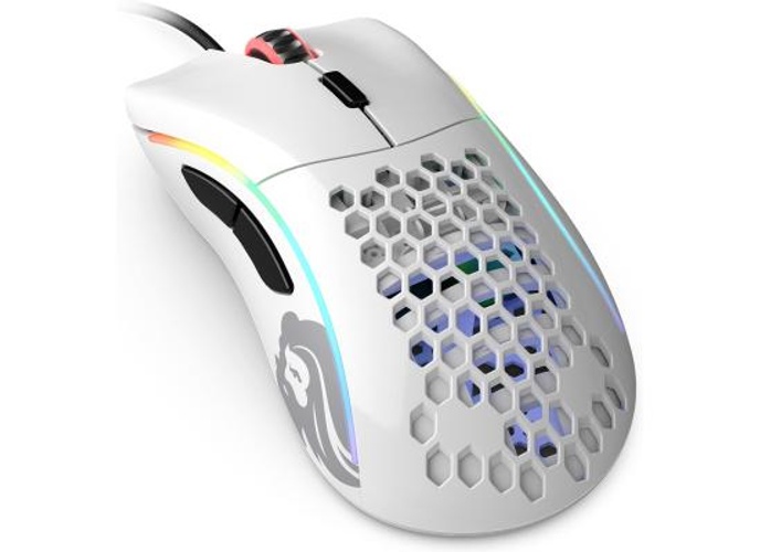 Glorious Model D Minus 62G Superlight Honeycomb Mouse RGB USB Mouse - Glossy White product thumbnail 2