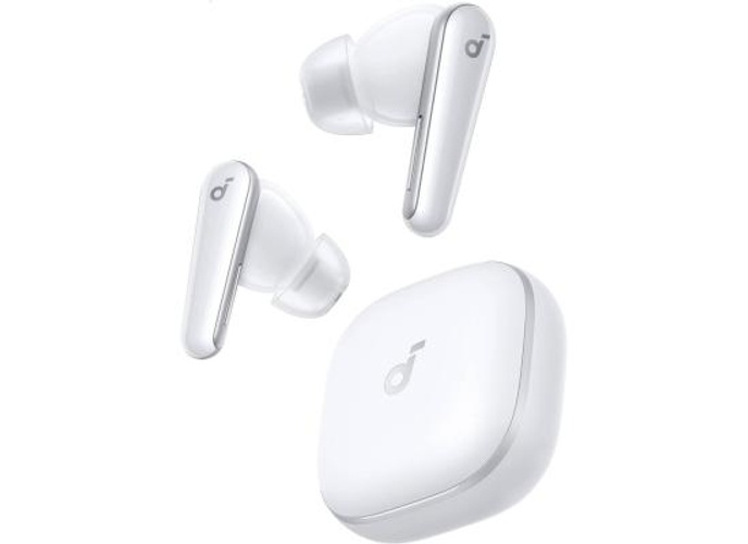 Anker soundcore Liberty 5, Noise-Cancelling Wireless Earbuds, 2x Stronger Voice Reduction, Real-Time Adaptive Noise Cancellation, Fast Charging, Dolby Audio, 6-Mic AI Clear Calls, Long Battery Life - White product thumbnail 2