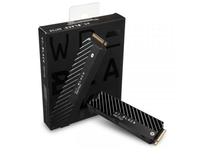 WD BLACK SN750 NVMe M.2 2280 500GB PCI-Express 3.0 x4 64-layer 3D NAND (SSD) w/ Heatsink product thumbnail 2