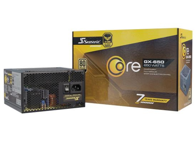 Seasonic CORE GX-650 650W 80+ Gold Full-Modular Fan Control Silent & Cooling Mode product thumbnail 2