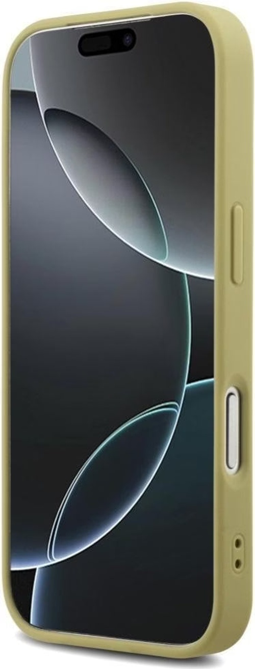 كفر جيس (Guess) بريق "Glitter" مع شعار 4G المعدني الكبير للايفون 17 برو و17 برو ماكس - ذهبي product thumbnail 4