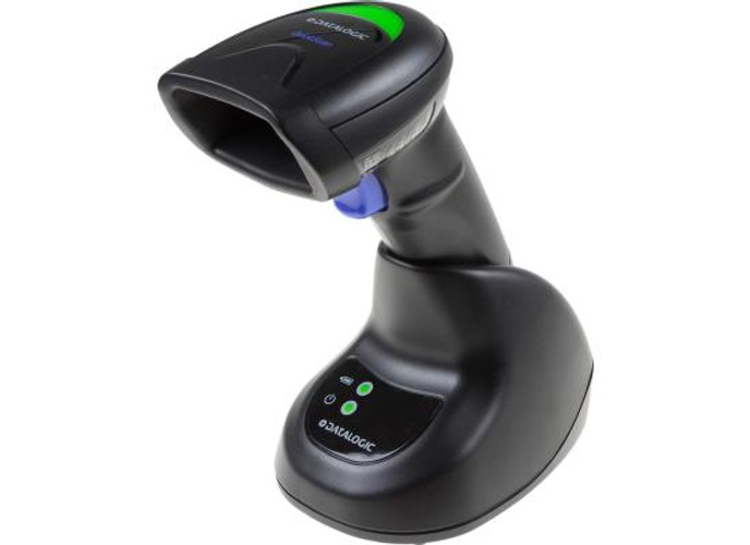 Datalogic QuickScan QBT2500 Bluetooth Scanner, 2D, Imager, Digimarc, Multi-Interface (RS232, KBW, USB), IP52 Protection Class, (USB, Straight, 2m), Charging/Transmitter Cradle, Black product thumbnail 2