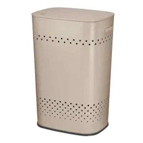 Kela Malaga Seat Metal Laundry Basket - Beige product thumbnail 2