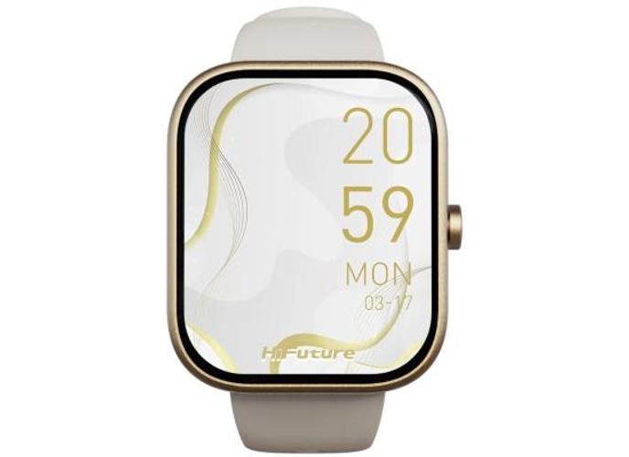 HiFuture LUME Smartwatch 1.85" IPS Display, Dual-Core Processor, 100+ Sports Modes, Built-in Wireless Calling, 24/7 Health Monitoring (Heart Rate, SpO2, Sleep), Ultra-Light Weight Sleek Design, Champagne Gold product thumbnail 2