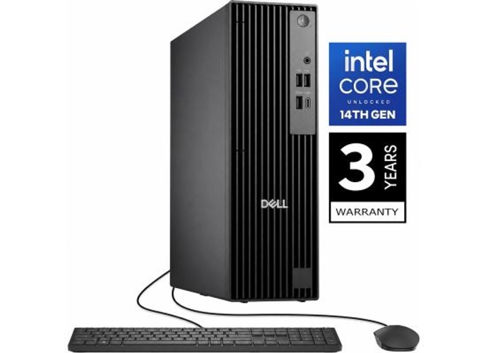 Dell Pro Slim QCS1250 (2025) 14Gen Intel Core i7 14700 vPro 20-Cores Performance & Expandability in a Space-Saving Design w/ 3 Years Warranty - Black product thumbnail 2