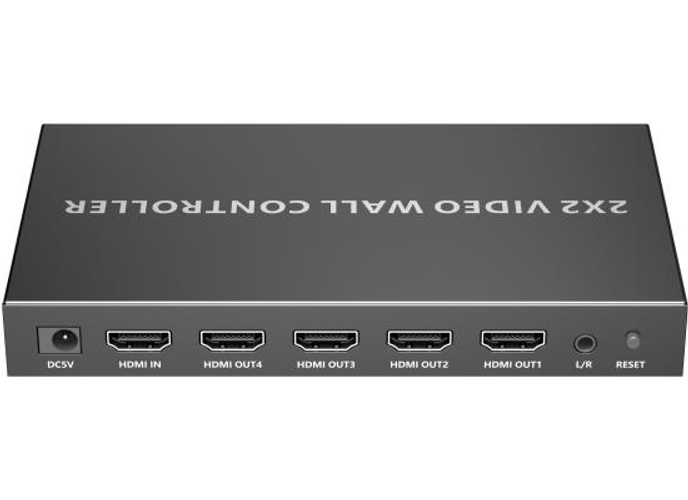 Lenkeng LKV104VW 4K 60Hz 2x2 Videowall Controller Supports 1x1/1x2/1x3/1x4/2x2 splicing modes RS-232 Control 3.5mm Audio Output product thumbnail 2