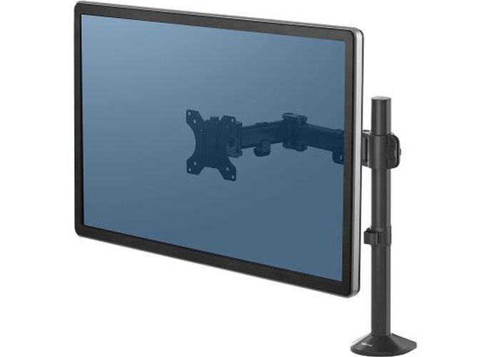 Fellowes Reflex Series Adjustable Computer Monitor Stand for Desk w/ Single Monitor Arm up to 32" Monitor Capacity product thumbnail 2