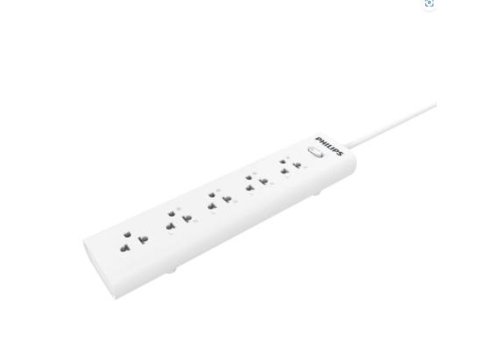 Philips Power Strip 5 AC Outlet with overload Protection, 3M EU product thumbnail 2