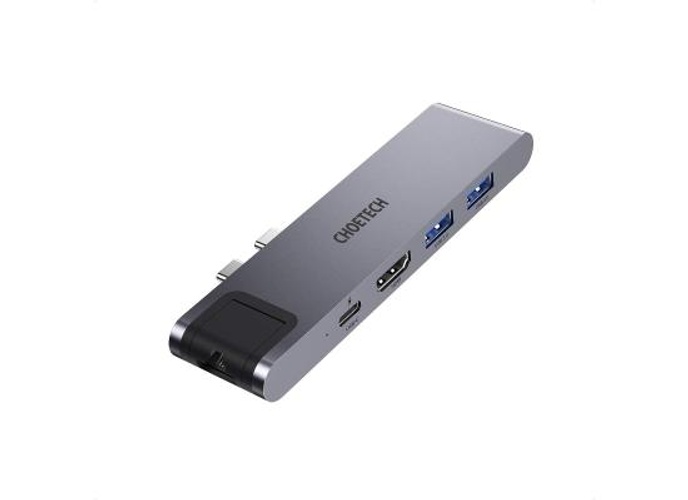 Choetech HUB-M24 7-In-2 USB-C Hub for MacBook Pro/Air USB Adapter product thumbnail 2