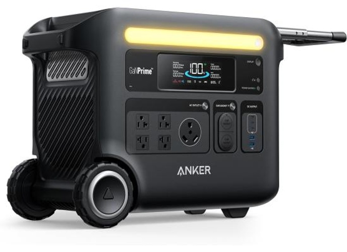 Anker SOLIX F2600 Portable Power Station, 2400W (Peak 3600W) Solar Generator, GaNPrime Battery Generators for Home Use, LiFePO4 Power Station for Outdoor Camping product thumbnail 2