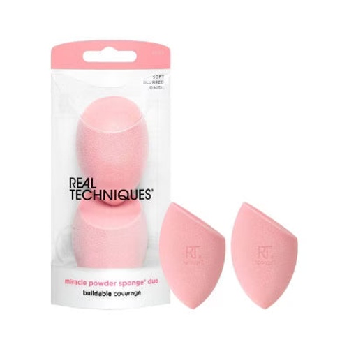REAL TECHNIQUES Miracle Powder Makeup Sponge for Even Application
