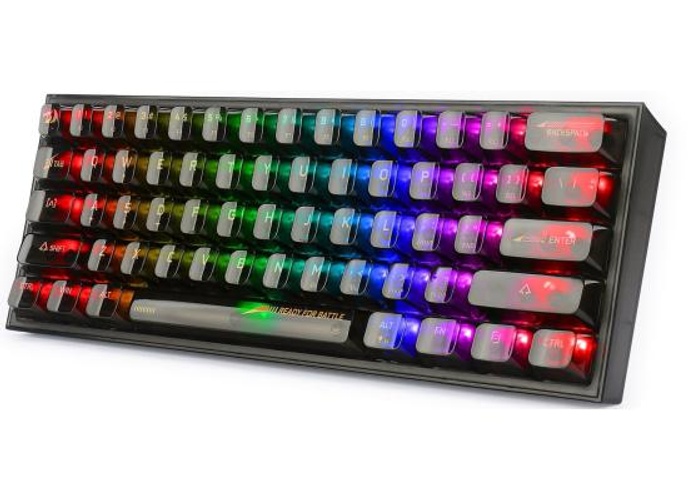 Redragon K617CTB-RGB 60% Wired RGB Gaming Keyboard, 61 Keys Compact Full-Transparent Mechanical Keyboard - Black product thumbnail 2