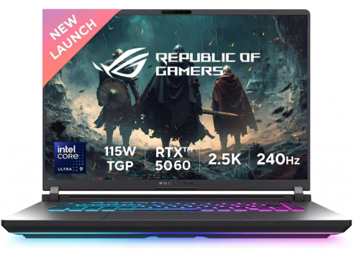 ASUS ROG Strix G16 (2025) G615LM NEW Intel Core Ultra 9 Gen II 275HX 24-Cores w/ NVIDIA RTX™ 5060 8GB DDR7 & 2.5K IPS 240Hz Display , Eclipse Gray product thumbnail 2