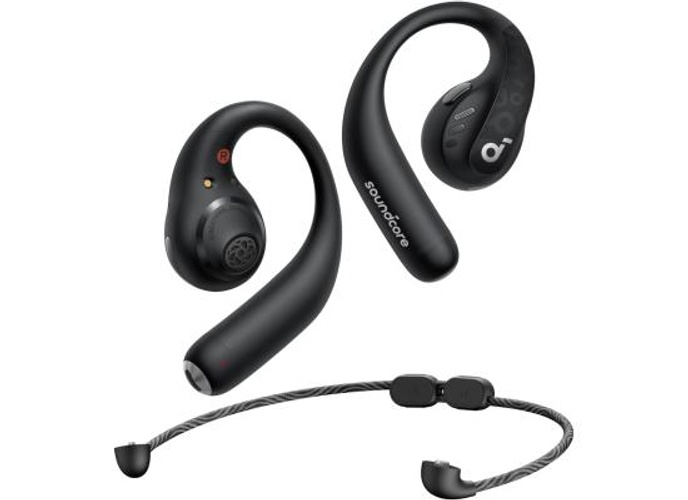 Anker Soundcore AeroFit Pro Open-Ear Headphones, Ultra Comfort, Secure Fit, Ergonomic Design, Rich Sound with LDAC, Bluetooth 5.3, IPX5 Water-Resistant, 46H Playtime - Black product thumbnail 2